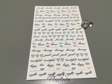 Schrift-Motiv-Sticker 1