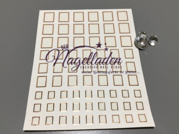 Selbstklebende Vierecke Rosé-Gold