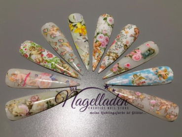 Preview: 10 Stück Transferfolien gemischt Set 40