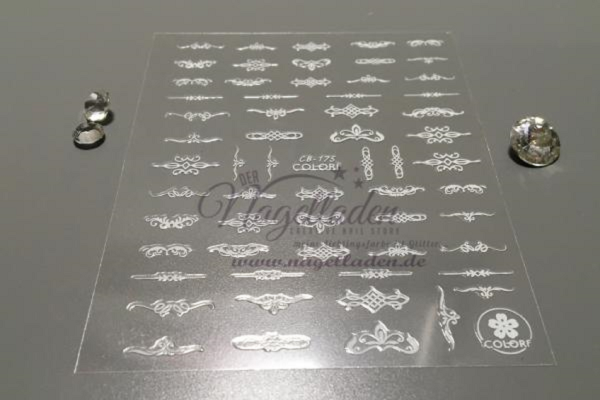 Motiv-Sticker 15 - Weiß