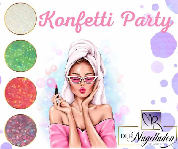 Aufbaugel-Konfetti-Party-Set