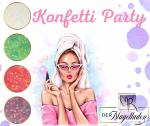 Aufbaugel Konfetti Party Set (16-tlg.)