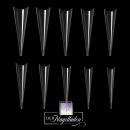 500st. Stiletto Tips Clear XL